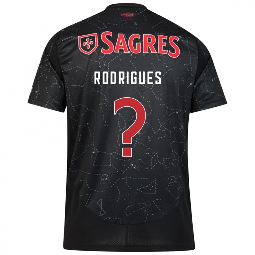 Børn Miguel Rodrigues #0 Sort Rød Udebane Spillertrøjer 2024/25 Trøje T-Shirt