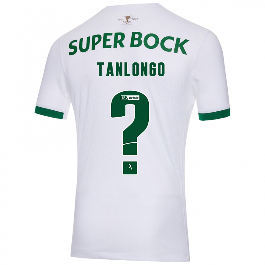 Børn Mateo Tanlongo #0 Hvid Grøn Udebane Spillertrøjer 2024/25 Trøje T-Shirt