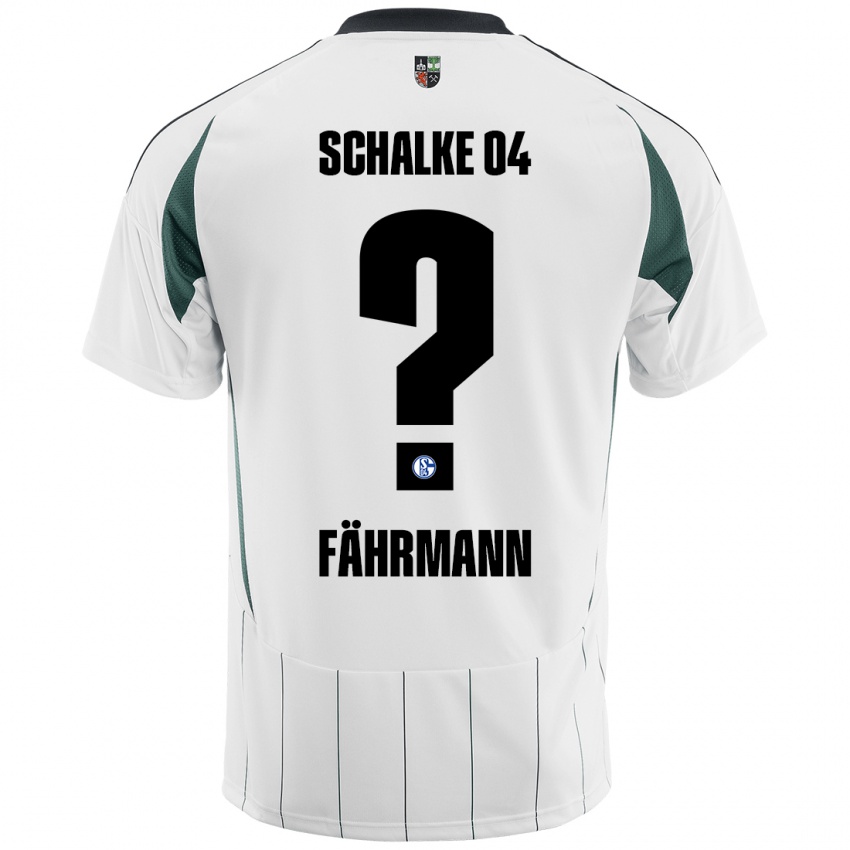 Børn Ralf Fährmann #0 Hvid Grøn Udebane Spillertrøjer 2024/25 Trøje T-Shirt