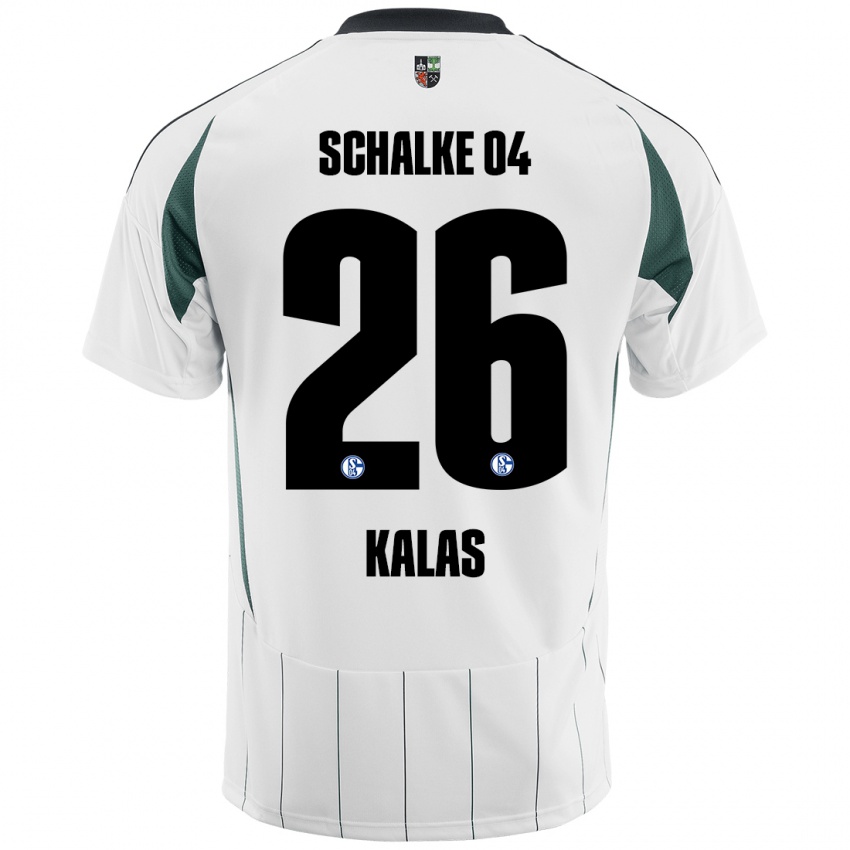 Børn Tomas Kalas #26 Hvid Grøn Udebane Spillertrøjer 2024/25 Trøje T-Shirt