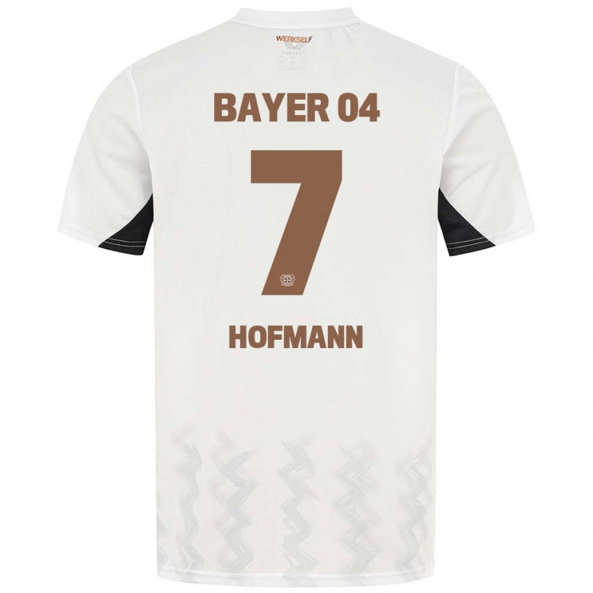 Børn Jonas Hofmann #7 Hvid Sort Udebane Spillertrøjer 2024/25 Trøje T-Shirt