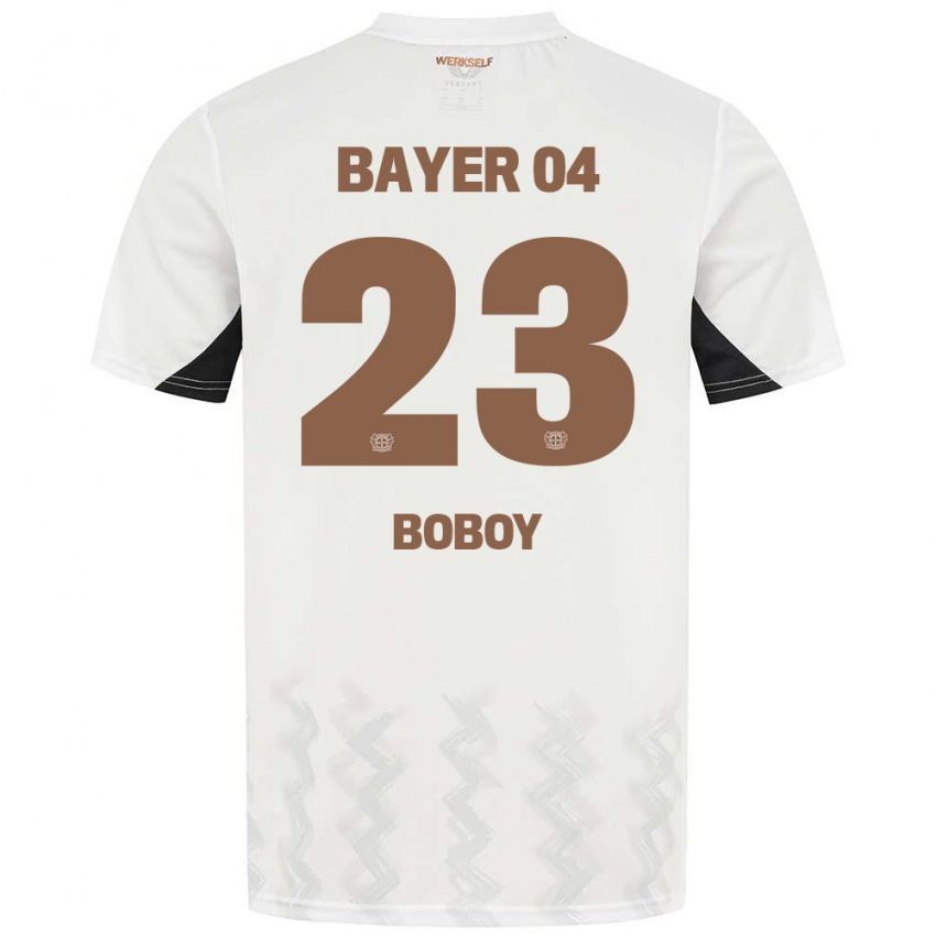 Børn Delice Boboy #23 Hvid Sort Udebane Spillertrøjer 2024/25 Trøje T-Shirt