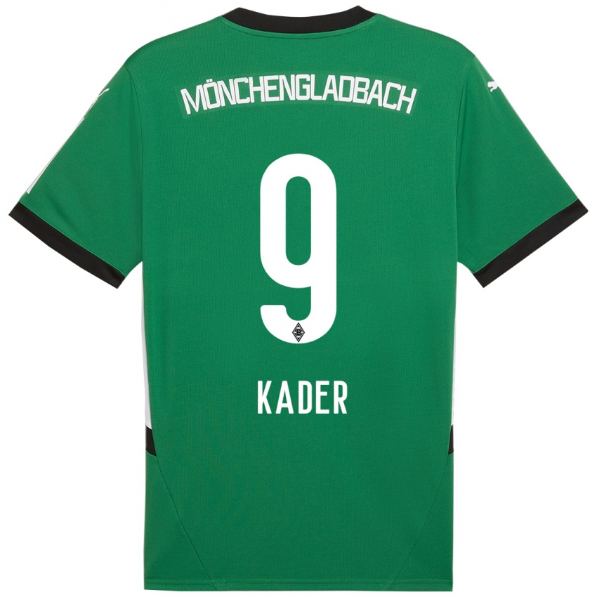 Børn Cagatay Kader #9 Grøn Hvid Udebane Spillertrøjer 2024/25 Trøje T-Shirt