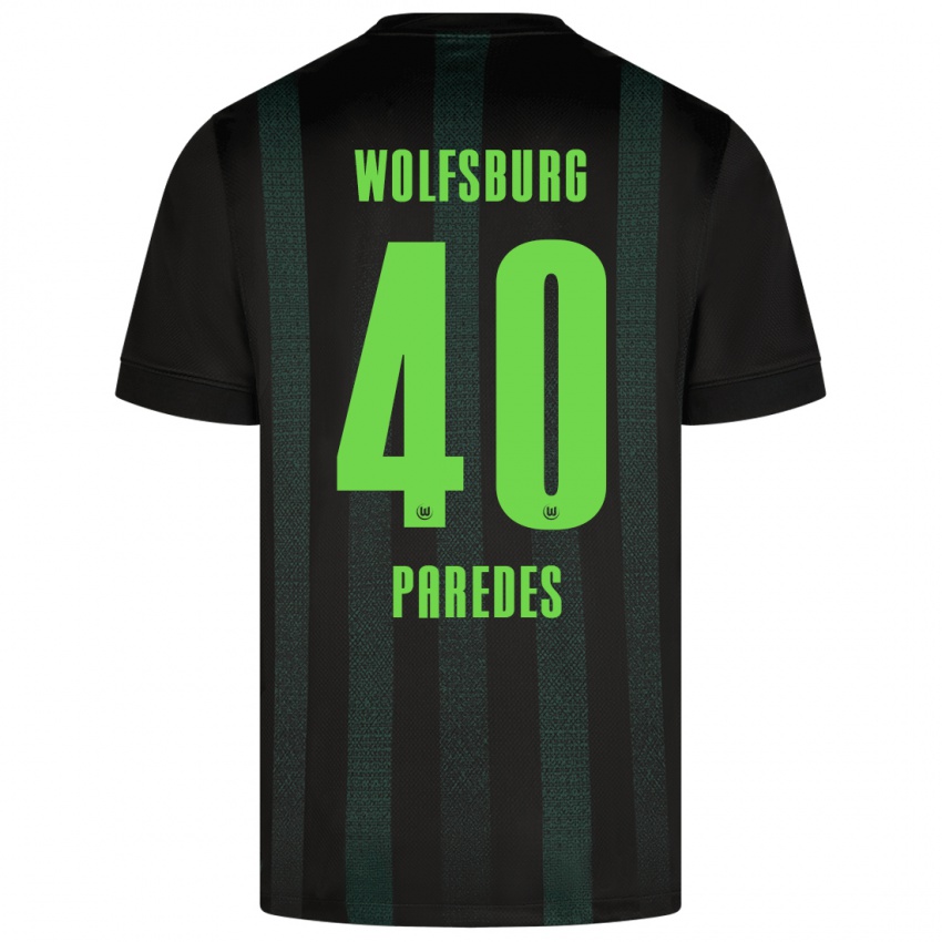 Børn Kevin Paredes #40 Mørkegrøn Udebane Spillertrøjer 2024/25 Trøje T-Shirt