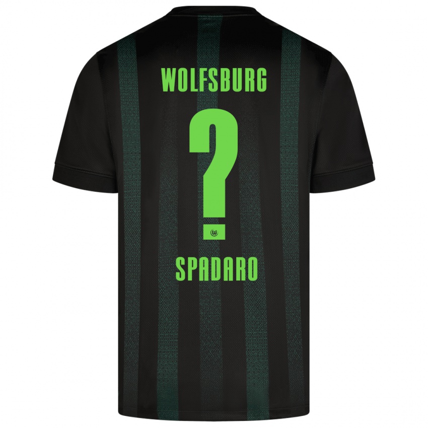 Børn Michele Spadaro #0 Mørkegrøn Udebane Spillertrøjer 2024/25 Trøje T-Shirt