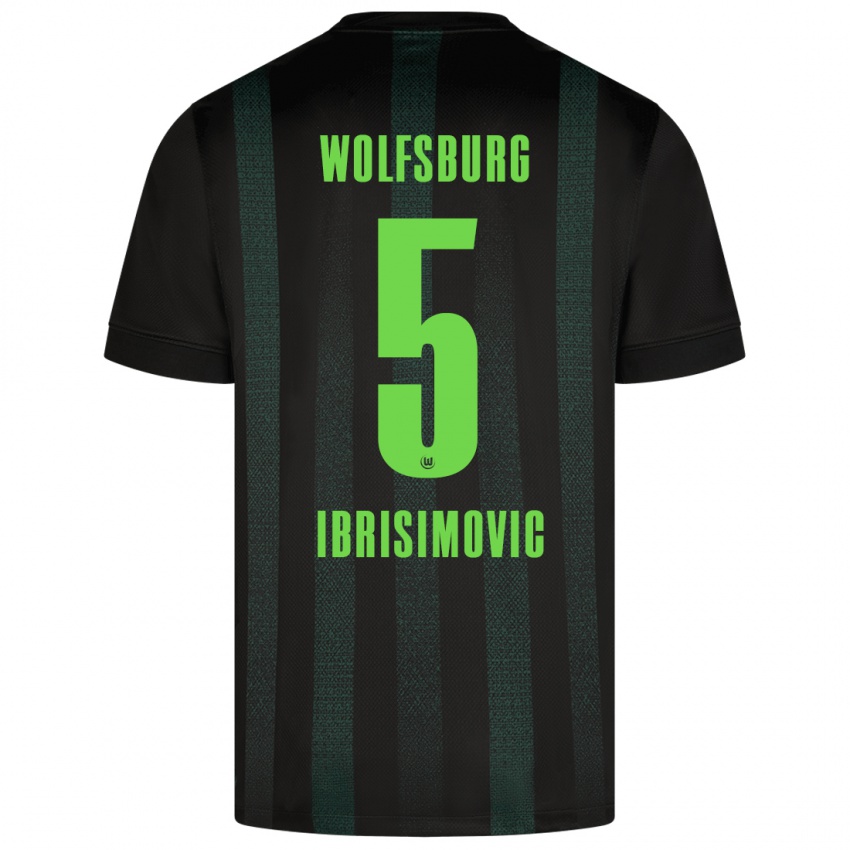 Børn Amar Ibrisimovic #5 Mørkegrøn Udebane Spillertrøjer 2024/25 Trøje T-Shirt