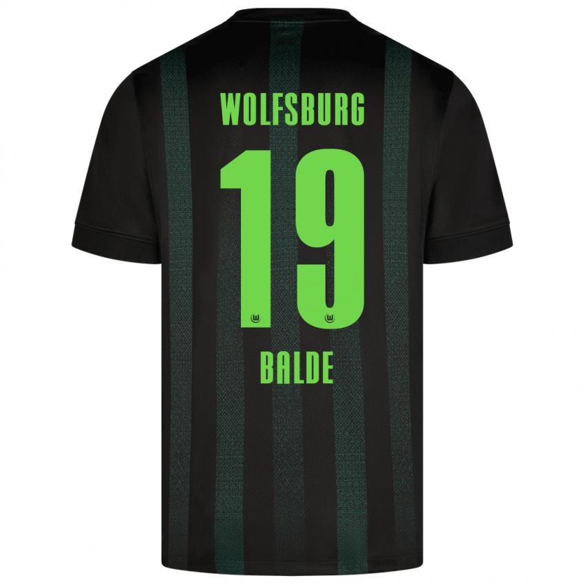 Børn Saido Balde #19 Mørkegrøn Udebane Spillertrøjer 2024/25 Trøje T-Shirt