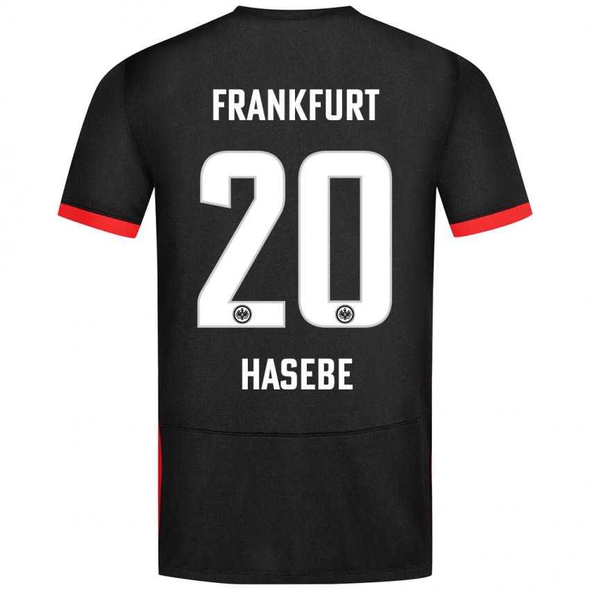 Børn Makoto Hasebe #20 Sort Udebane Spillertrøjer 2024/25 Trøje T-Shirt