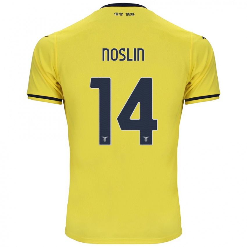 Børn Tijjani Noslin #14 Gul Udebane Spillertrøjer 2024/25 Trøje T-Shirt