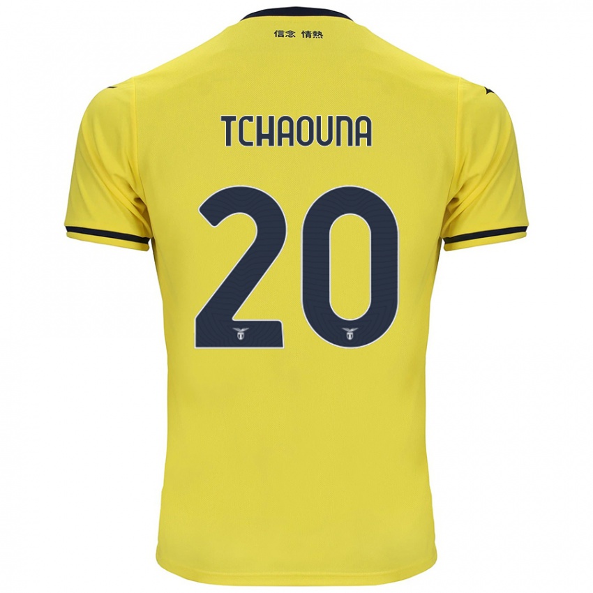 Børn Loum Tchaouna #20 Gul Udebane Spillertrøjer 2024/25 Trøje T-Shirt