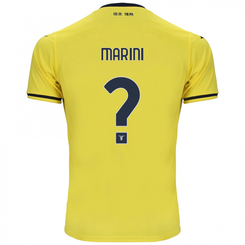 Børn Matteo Marini #0 Gul Udebane Spillertrøjer 2024/25 Trøje T-Shirt