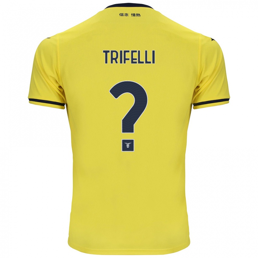 Børn Cristiano Trifelli #0 Gul Udebane Spillertrøjer 2024/25 Trøje T-Shirt