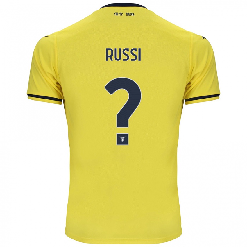 Børn Gabriele Russi #0 Gul Udebane Spillertrøjer 2024/25 Trøje T-Shirt