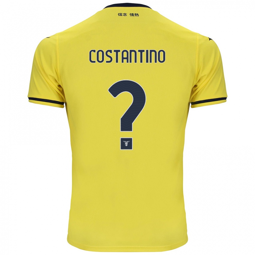 Børn Davide Costantino #0 Gul Udebane Spillertrøjer 2024/25 Trøje T-Shirt