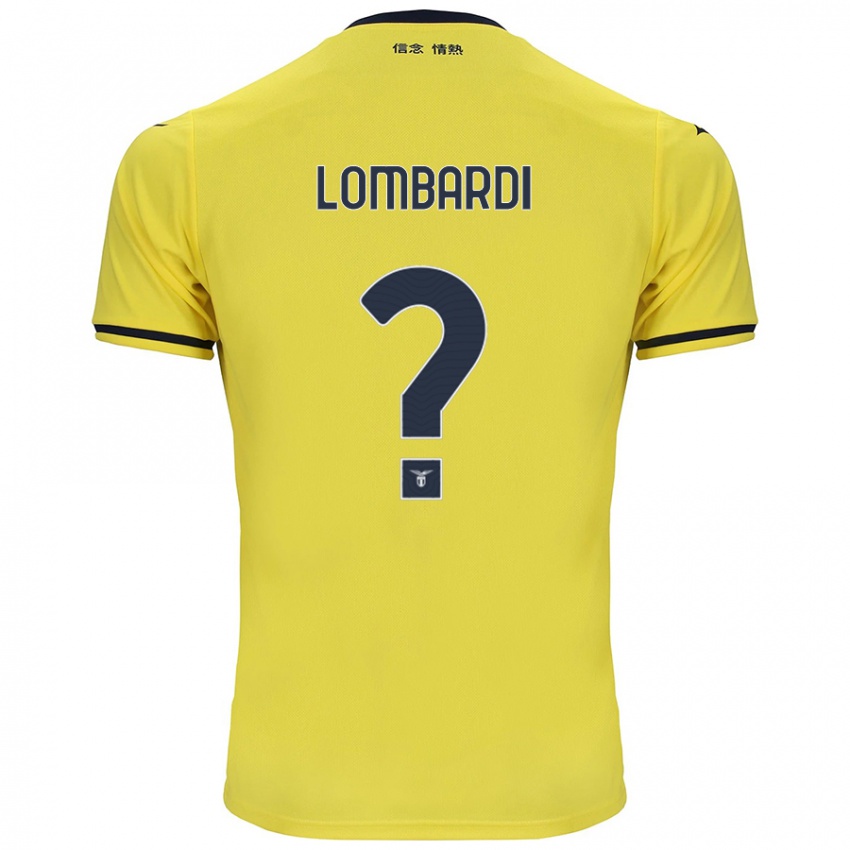 Børn Pierlorenzo Lombardi #0 Gul Udebane Spillertrøjer 2024/25 Trøje T-Shirt