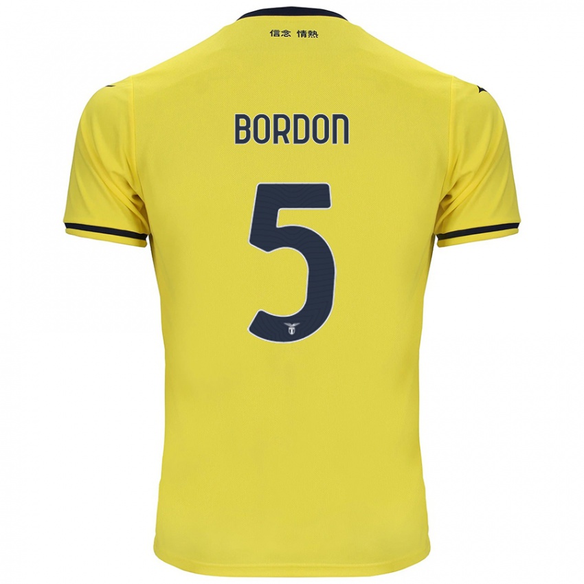 Børn Filipe Bordon #5 Gul Udebane Spillertrøjer 2024/25 Trøje T-Shirt