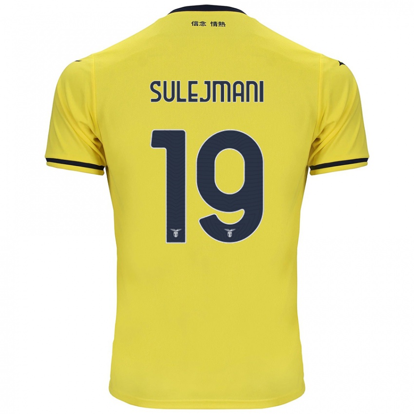 Børn Flavio Sulejmani #19 Gul Udebane Spillertrøjer 2024/25 Trøje T-Shirt