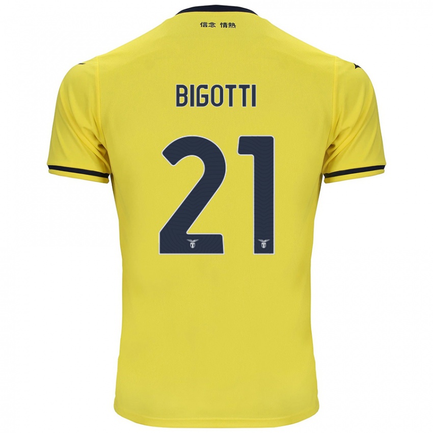 Børn Massimo Bigotti #21 Gul Udebane Spillertrøjer 2024/25 Trøje T-Shirt