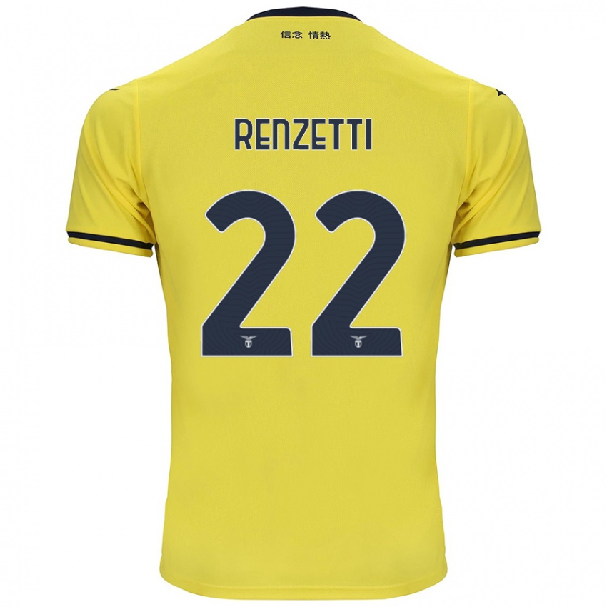 Børn Davide Renzetti #22 Gul Udebane Spillertrøjer 2024/25 Trøje T-Shirt