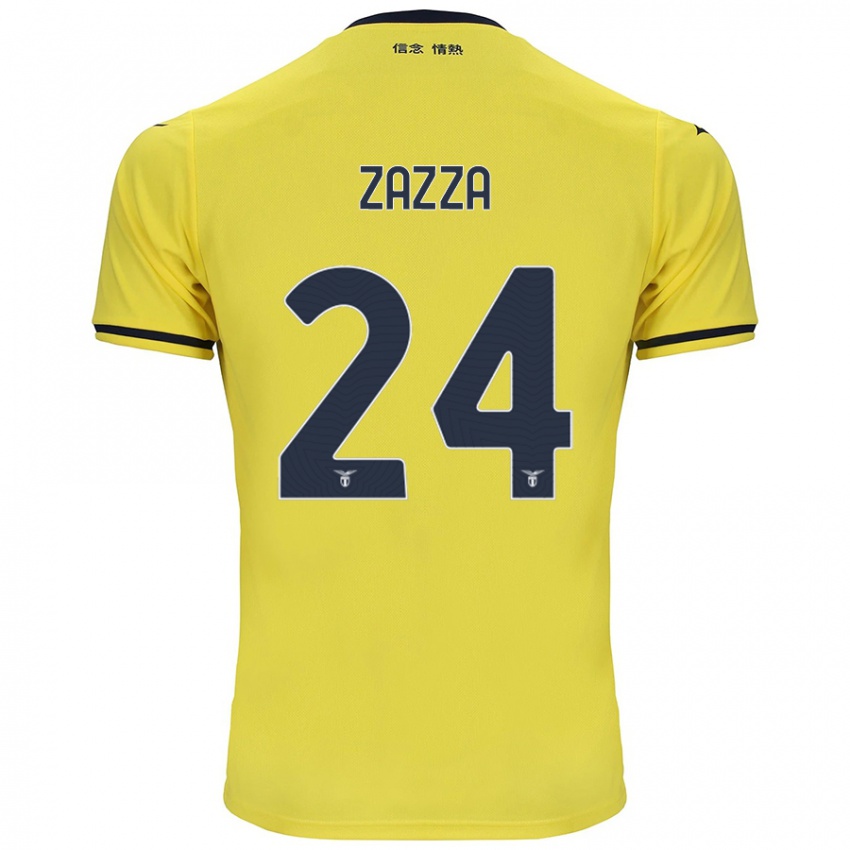 Børn Matteo Zazza #24 Gul Udebane Spillertrøjer 2024/25 Trøje T-Shirt