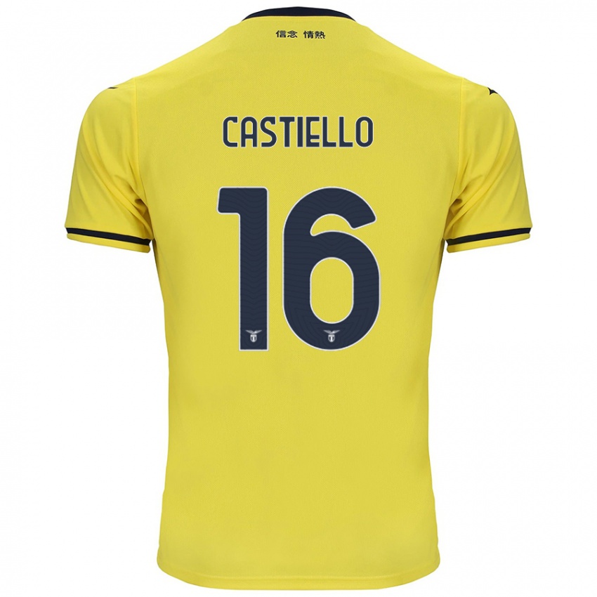 Børn Antonietta Castiello #16 Gul Udebane Spillertrøjer 2024/25 Trøje T-Shirt