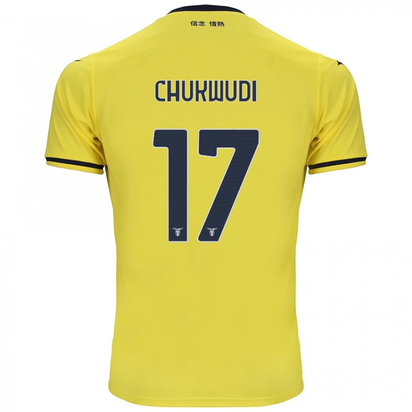 Børn Ogonna Franca Chukwudi #17 Gul Udebane Spillertrøjer 2024/25 Trøje T-Shirt