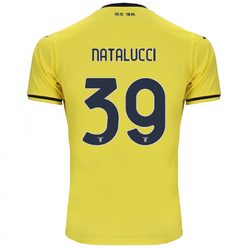 Børn Serena Natalucci #39 Gul Udebane Spillertrøjer 2024/25 Trøje T-Shirt