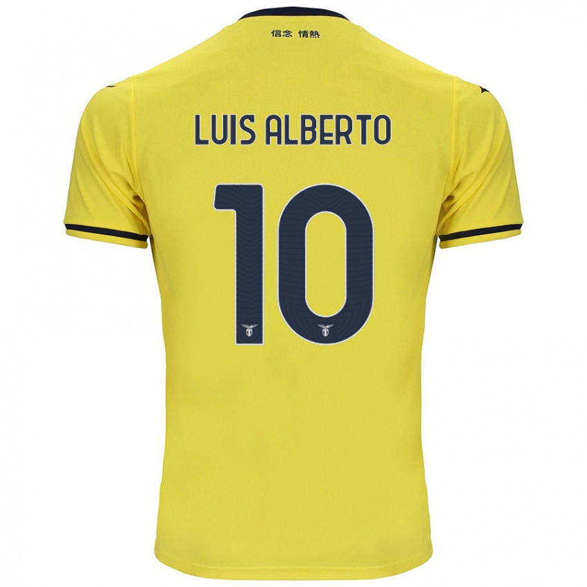 Børn Luis Alberto #10 Gul Udebane Spillertrøjer 2024/25 Trøje T-Shirt