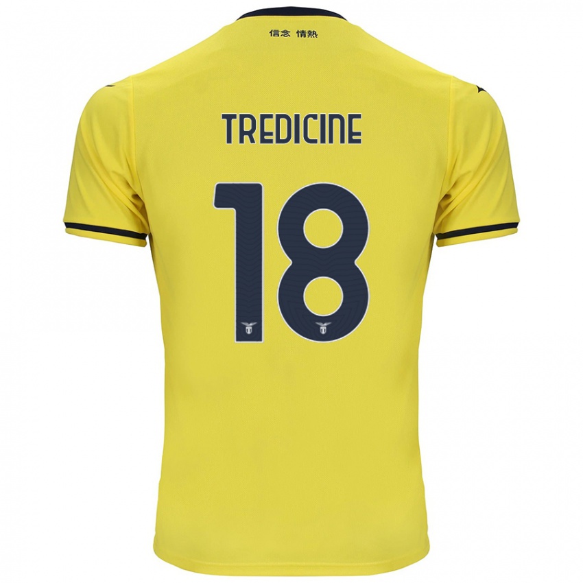 Børn Manuel Tredicine #18 Gul Udebane Spillertrøjer 2024/25 Trøje T-Shirt