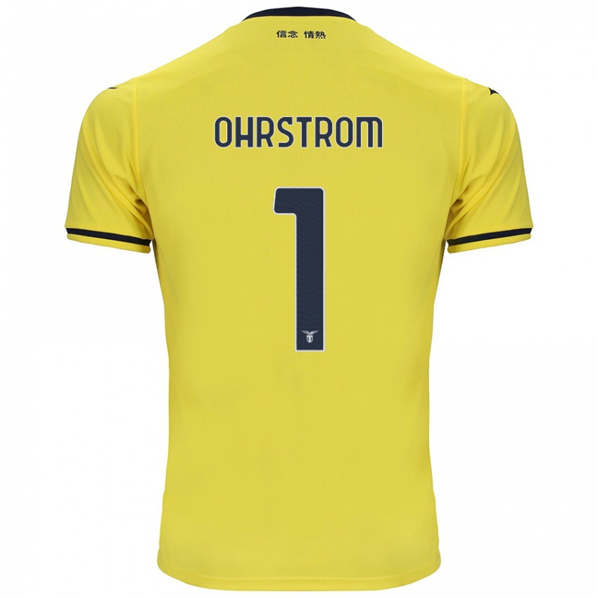 Børn Stephanie Ohrstrom #1 Gul Udebane Spillertrøjer 2024/25 Trøje T-Shirt