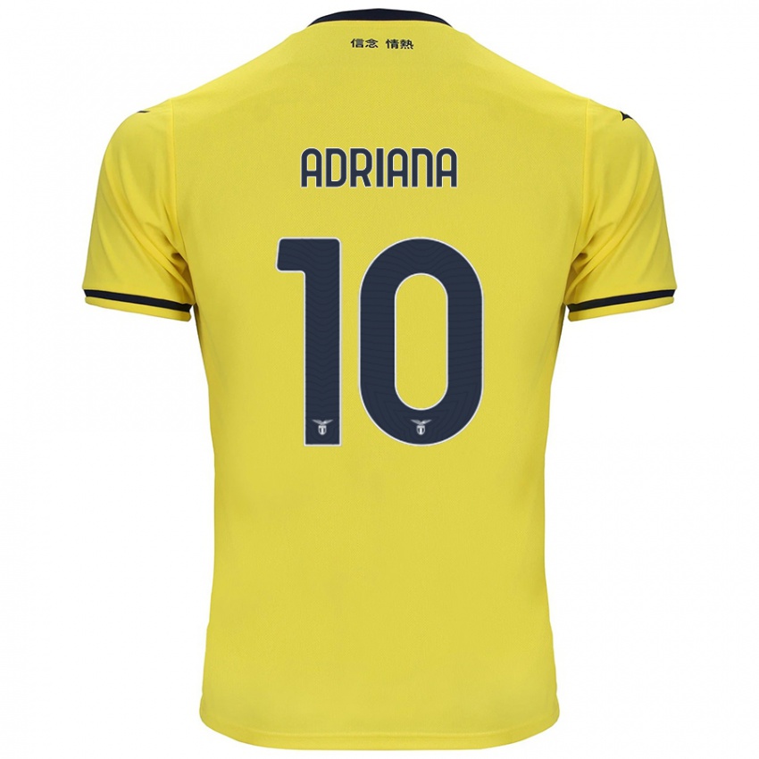 Børn Adriana Martín Santamaría #10 Gul Udebane Spillertrøjer 2024/25 Trøje T-Shirt