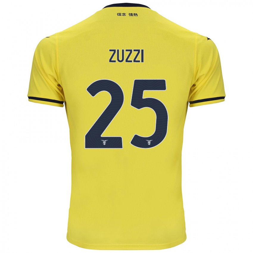 Børn Giorgia Zuzzi #25 Gul Udebane Spillertrøjer 2024/25 Trøje T-Shirt