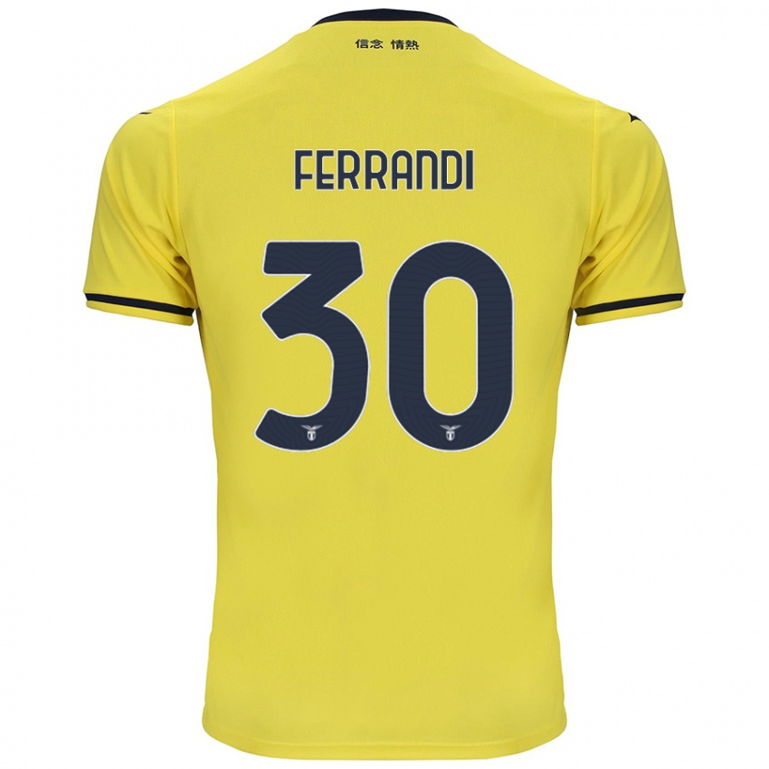 Børn Giulia Ferrandi #30 Gul Udebane Spillertrøjer 2024/25 Trøje T-Shirt