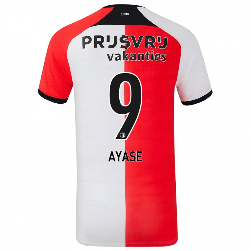 Mænd Ayase Ueda #9 Rød Hvid Hjemmebane Spillertrøjer 2024/25 Trøje T-Shirt