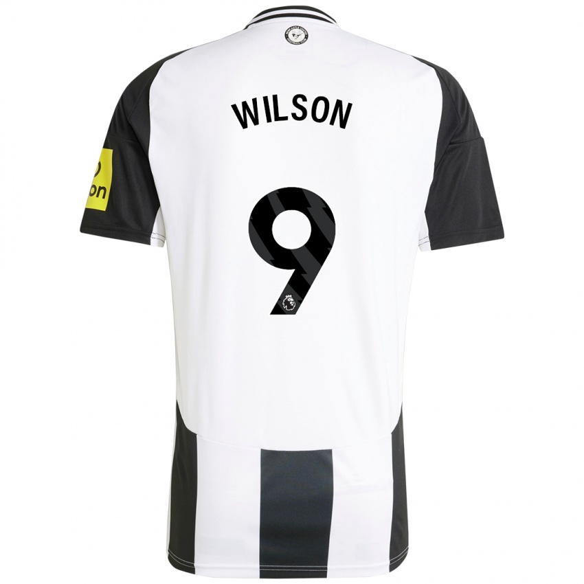 Mænd Callum Wilson #9 Hvid Sort Hjemmebane Spillertrøjer 2024/25 Trøje T-Shirt