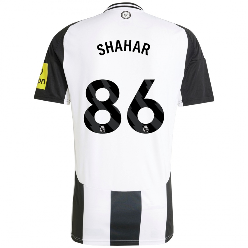 Mænd Leo Shahar #86 Hvid Sort Hjemmebane Spillertrøjer 2024/25 Trøje T-Shirt