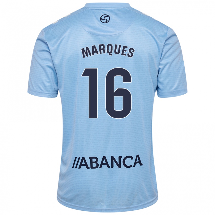 Mænd 
Jailson Marques Siqueira #16 Himmelblå Hjemmebane Spillertrøjer 2024/25 Trøje T-Shirt