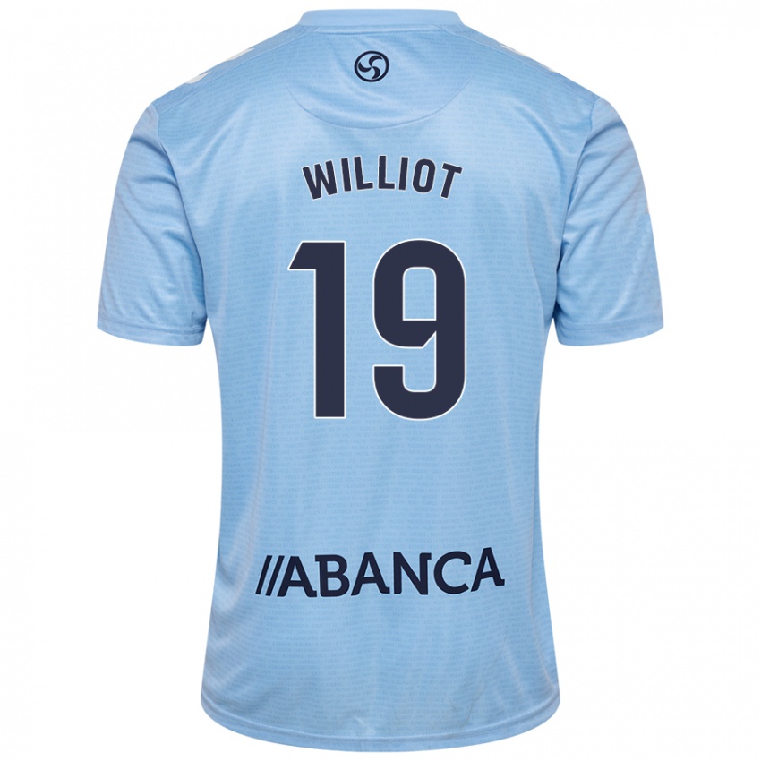 Mænd Williot Swedberg #19 Himmelblå Hjemmebane Spillertrøjer 2024/25 Trøje T-Shirt