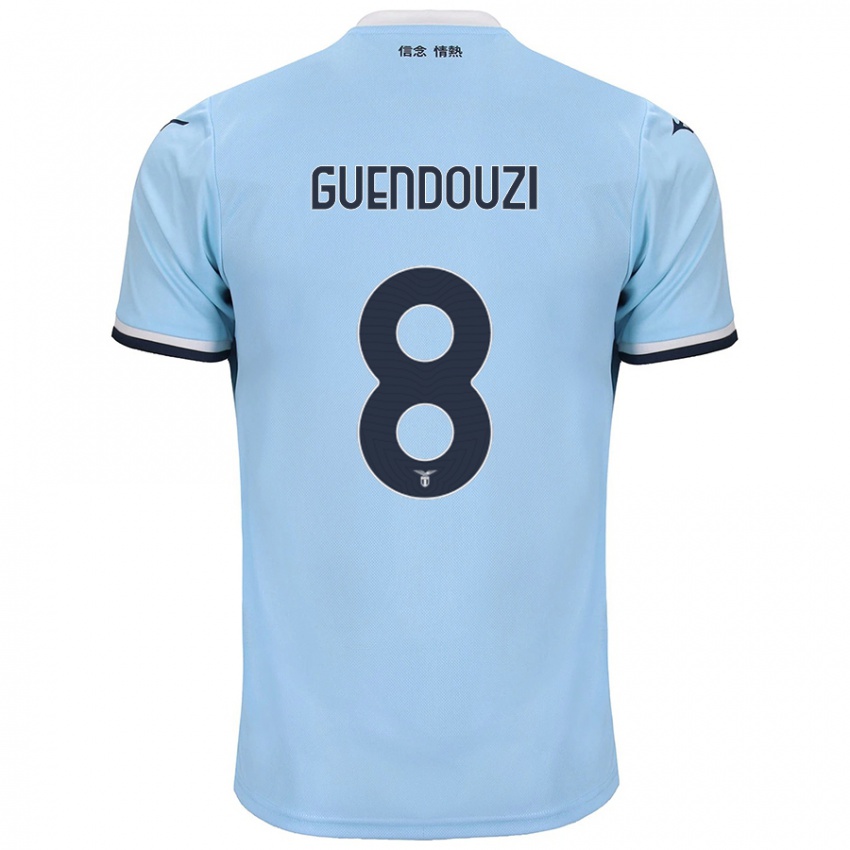 Mænd Matteo Guendouzi #8 Blå Hjemmebane Spillertrøjer 2024/25 Trøje T-Shirt