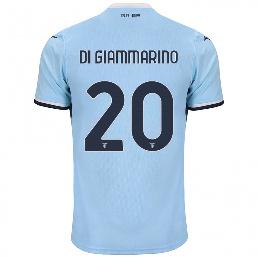 Mænd Virginia Di Giammarino #20 Blå Hjemmebane Spillertrøjer 2024/25 Trøje T-Shirt