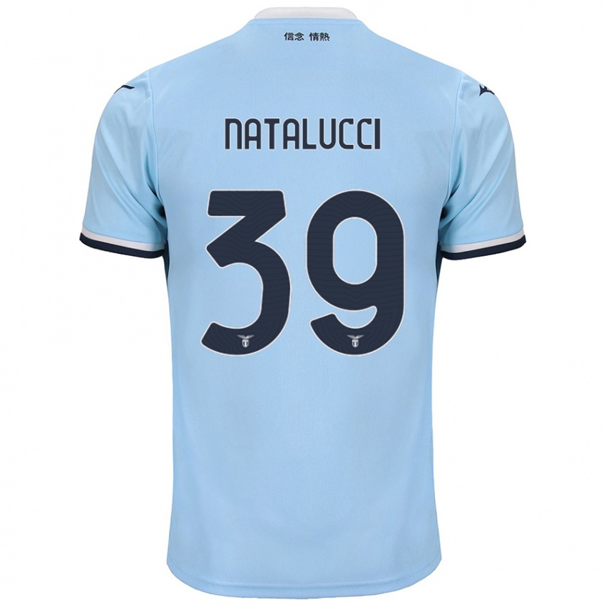 Mænd Serena Natalucci #39 Blå Hjemmebane Spillertrøjer 2024/25 Trøje T-Shirt