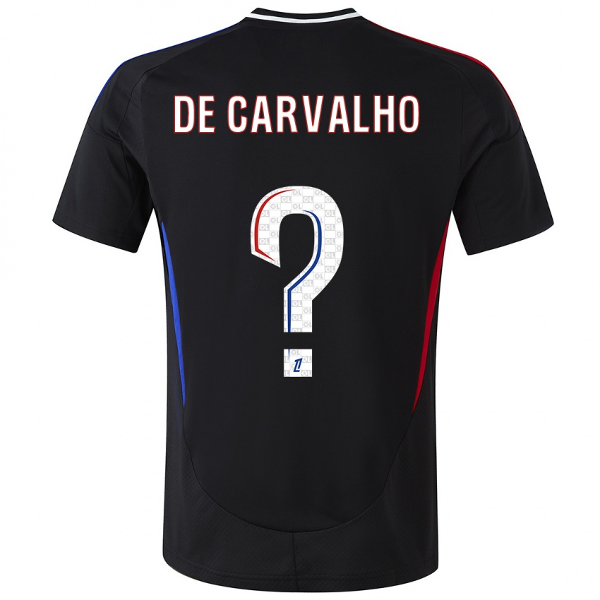 Mænd Mathys De Carvalho #0 Sort Udebane Spillertrøjer 2024/25 Trøje T-Shirt