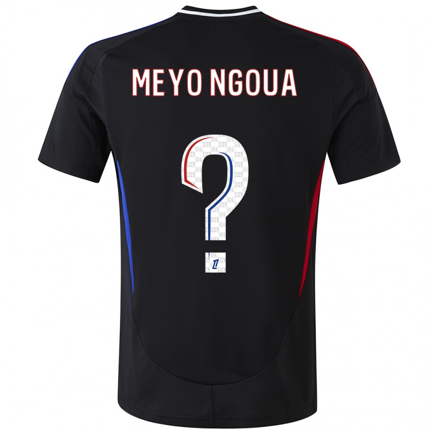 Mænd Bryan Meyo Ngoua #0 Sort Udebane Spillertrøjer 2024/25 Trøje T-Shirt