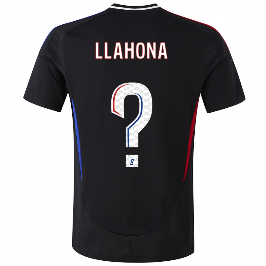 Mænd Yann Llahona #0 Sort Udebane Spillertrøjer 2024/25 Trøje T-Shirt