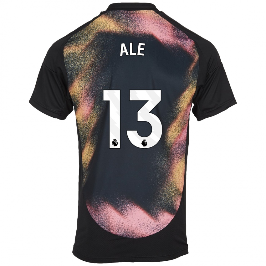 Mænd Asmita Ale #13 Sort Hvid Udebane Spillertrøjer 2024/25 Trøje T-Shirt