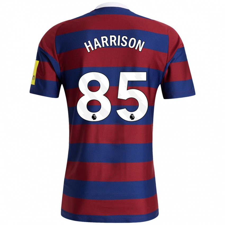 Mænd Adam Harrison #85 Bordeaux Marineblå Udebane Spillertrøjer 2024/25 Trøje T-Shirt