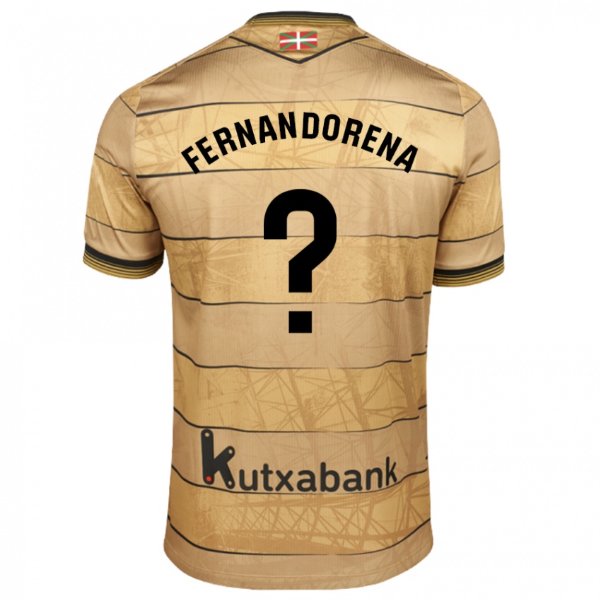 Mænd Alex Fernandorena #0 Brun Udebane Spillertrøjer 2024/25 Trøje T-Shirt