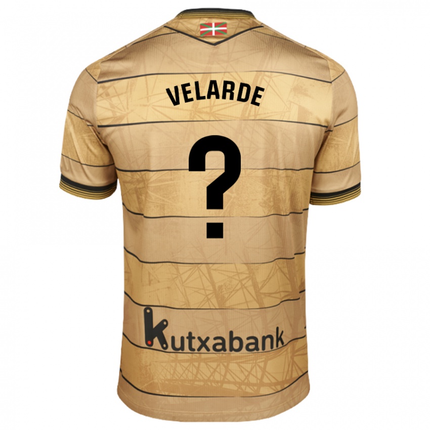 Mænd Alain Velarde #0 Brun Udebane Spillertrøjer 2024/25 Trøje T-Shirt