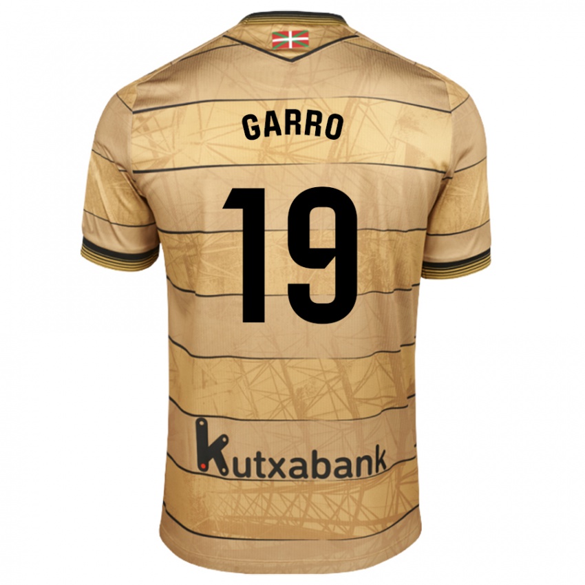 Mænd Jon Garro #19 Brun Udebane Spillertrøjer 2024/25 Trøje T-Shirt