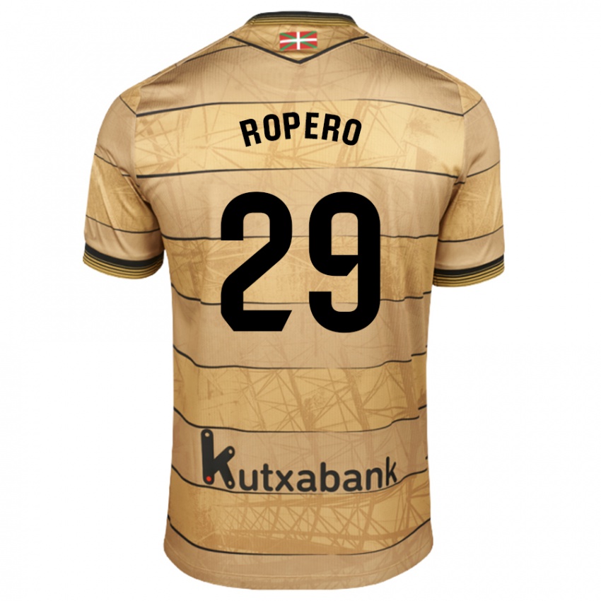 Mænd Iker Ropero #29 Brun Udebane Spillertrøjer 2024/25 Trøje T-Shirt